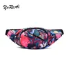 Printed Pillow Womens Waist Bag Waterproof Belt Bags for Ladies Travel Phone Case Wallet Fanny Packs Female Chest Hip 240308