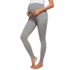 女性用レギンス夏の薄い竹の繊維マタニティショートレギング通気性調整可能な腹部妊娠中の女性のための衣服
