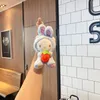 Cute Cartoon Plush Cat Keychain Pendant: Make your keys instantly cute, adding infinite fun and warm companionship