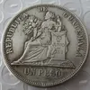 Guatemala 1896 1 Peso Copy Coin High Quality324G