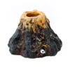 1PCS Aquarium Volcano Shape & Air Bubble Stone Oxygen Pump Fish Tank Ornament Fish Aquatic Supplies Decorations Pet Decor2946