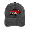 Berets 73-79 Red C Cowboy Hat Cowboy Hat Cute Beach Bag dla kobiet męskich