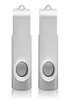 Jboxing 2PCS Silver 32GB USB 20 Flash Drives Rotating Swivel Thumb Pen Drive 32gb Folding Memory Stick for Computer Laptop Macbo7332854