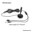 Antennes Retail 200 km VHF UHF-versterker Lumiparty Indoor Digital Hdtv TV High Gain Antenne 25Dbi met toegang tot Vieweastvita-platform Otgs3