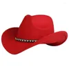 Basker cowboy hatt bred brimta västerländsk för middag utomhus casual wear