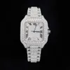 Anpassad isad VVS 1/VS1 GRA -certifierad svar Studdad Moissanite Diamond Buss ner Hiphop Jewelry Watch Pass Testervvs