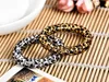 Kvinnors hårring leopard tryckt telefon tråd elastisk hårband flickor hårband armband stretchy hår scrunchies rep accessoarer3983204