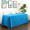 Table Skirt El Wedding Event Tablecloths Stall Conference Red Long Strip Solid Colour Rectangular Advertising Decor