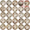 25 stks USA kopie Munt 1892-1916 Kapper Dime Verschillende Jaren Koper Plating Zilveren Munten Set292H