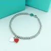2024 Дизайнерские ювелирные браслеты класса люкс Love Titanium Персик Нержавеющая сталь Персонализированный браслет в форме сердца