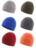 Connectyle Men Breattable Winter Hat Soft Fleece Beanie Solid Warm Thick Skull Cap Outdoor Watch Daily 240227