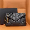 Borsa firmata Loulou Puffer trapuntata Y Borse a tracolla in pelle designer donna giocattolo nero Catena in pelle di agnello Borsa a tracolla Mini borsa di lusso