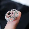 Desginer Freds Jewelry Fei Jia High Edition v Золотая подкова кольцо для женщин с утолщенным 18 -километровым розовым золотом.