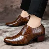 Dress Shoes Desert Color Low-heeled Men Wedding Luxury Elegant Man Ceremony Bride For Sneakers Sport