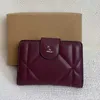 Coabag Luxurys Designer Cüzdan Çanta Unisex Card Tutucu Marka Günlük Moda Cüzdan Para Çantaları Çanta Kart Sahibi Gümüş Beyaz Mavi Kutu
