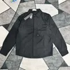 24ss designer relâmpago crachá jaqueta camisas resistente à água casaco de pele nylon funcional protetor solar jaquetas masculinas