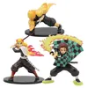 Action Toy Figures Anime No Yaiba Demon Slayer Agatsuma Zenitsu Tanjirou Action Figure Model Statue Rengoku KyoujurouToys Dolls Gift