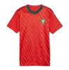 2023 2024 모로코 축구 유니폼 홈 홈 레드 어웨이 흰색 하키 미 ziyech alioui munir 품질 22 23 24 maillots de foot maillot Maroc Retro 1998 Long Sleeve