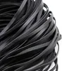 Bondage Spanking Flogger, 25inch Faux Leather Whips for Adult BDSM Play, Black