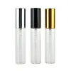 Atacado 5ml 10ml 15ml amostra recarregável frasco de perfume de vidro transparente recipiente de fragrância para óleo essencial ll