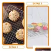 Baking Pastry Tools Cookie Cooling Rack Convenient Wire Friend Gift Thickened Stainless Steel Oven Tray Drop Delivery Home Garden Kitc Otcs7