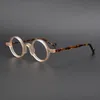 Occhiali da sole alla moda Montature in acetato Occhiali rotondi trasparenti da uomo Occhiali da vista vintage piccoli montatura da donna con prescrizione ottica Spectacl262Y