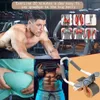 Gym Roller -träningsutrustning för män Hem Fitness Core Wheel Abs Midja Stretch Abdominal Machine Over Body Work Multifunktion 240226
