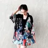 Etniska kläder kimono japanska kvinnor haori yukata mode harajuku streetwear blus traditionella kläder