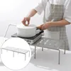 Portaoggetti da cucina Scaffale espandibile Scaffale in plastica Design multifunzionale per armadietto Guardaroba Armadio Articoli da toeletta