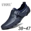 Genuine Leather Luxury Brand Mens Octopus Casual Loafers Dress Formal Moccasins Footwear Driving Male Sandals Shoes For Men 240229