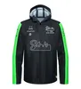 F1 2024 Team Hoodie Jacket Formula 1 Teamwear Jacket Men Driver Racing Fans Sweat Jacket Stand-up Full-length Zip Hooded Sweatshirt