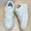 2024 Nouvelles baskets de mode de luxe pour femmes 24ss Run série logo de la marque imprimé cuir à grain souple respirant maille cuir patchwork grande semelle petites chaussures de sport blanches