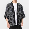 Roupas étnicas Kimono Homens Samurai Cardigan Roupas Japonesas Moda Japão Retro Tang Terno Masculino Plus Size 5XL Vintage Algodão Linho Jaqueta