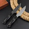 D2 Steel BM 15600 Fixed Blade Knife Outdoor Campiong Hunting Fishing Survival Tactical Knives Svart randhandtag