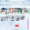 Stitch 8st Diy Christmas Diamond Målning Coaster Cartoon Snowman Tree Diamond Mosaic Cup Pad Table Placemat Cushion Xmas Decor Gift