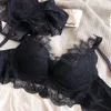 Bras Sets Pure Desire Sexy Lace Underwear Gathers To Show Off The Large And Thickened Breasts Without Steel Ring Bra Set