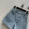 Pantaloncini stile stesso marchio da donna 2024 Jeans da donna di lusso firmati nuova primavera estate 0311-4