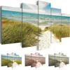 No FrameModern Scenic Beach Grassland Canvas Print Modern Art Painting Fashion Design for Home Decoration Choose Color & Si262m