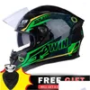 Caschi moto Jiekai Moto Accessori Fl Casco Capacete De Mascino Motocross Off Road Racing Moto Drop Delivery Automob Ot52Q