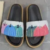 Sandales d'oreiller de créateurs Pantoufles de plage de mode d'été Diapositives avec boîte Nouveau style couples pantoufle hommes femmes chaussures plates 35-46