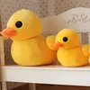 Canard jaune géant en peluche, animaux en peluche, poupée douce, simulation de canards entiers, cadeau de noël pour enfants 15 25 40 60cm175S