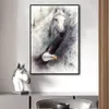 Horse Eagle Animal Canvas Painting Black And White Art Wall Art Pictures For Living Room Bedroom Modern Home Decoration Unframed279B