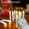 Ano novo natal velas led controle remoto sem chama para casa jantar festa árvore de natal decoração lâmpada lj2012122696