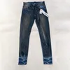 Jeans de créateurs hommes haut de gamme qualité droite luxe en détresse déchiré coupe slim pantalon de survêtement décontracté Joggers pantalon mode + rétro hip-hop street style coton jeans