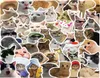 50st Internet Celebrity Kitty Meme Sticker Funny Cat Graffiti Stickers för DIY Bagage Laptop Skateboard Motorcykelcykel Stick6487048