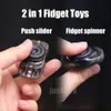 Gao Studio NAMPOO Fidget Spinner Push Slider 2 in 1 Giocattoli EDC per alleviare lo stress Novità creativa regalo per te con scatola 240301