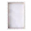 1PC Small Art Board White Blank Square Artist Canvas Drewniana rama desek przygotowana do oleju farba akrylowa Mayitr Malarni