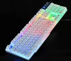 Claviers Nouvelle marque USB filaire clavier de jeu optique mince avec rétro-éclairage Colorf toucher mécanique sensation Tri couleurs rétro-éclairage Drop Deliv Otxoa