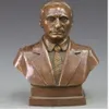 WBY---516 Statua scolpita in bronzo e rame Vladimir Putin Busto Figurine Art Sculpture2604