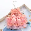 Kleiner Hund Hochzeitskleid Prinzessin Haustier Kleidung Schleife Knoten Welpe Katze Partykleid Pomeranian Chihuahua Yorksies Kostüm Drop LJ2316K